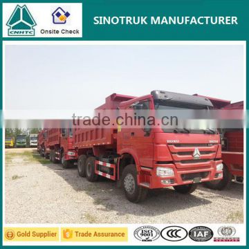 2016 China howo 10 wheelers dumper truck price