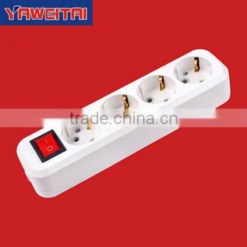 russia extension socket 4 gang with on/off switch/with grounding