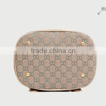 Hogift High Quality PU Leather Drawstring Bucket Handbag Shoulder Purse photo-4