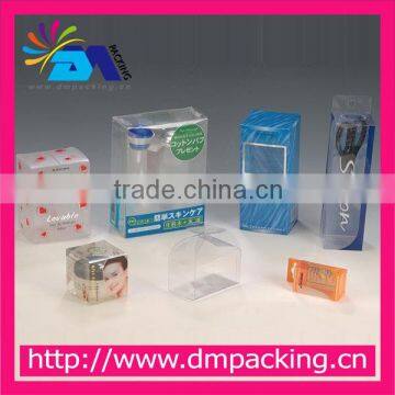 cosmetic box packaging transparent plastic box