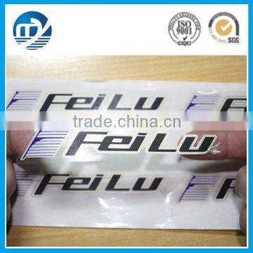 Transparent pvc sticker with custom logo printing