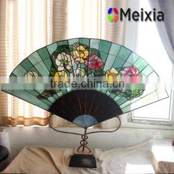 Handmade Antique Stained Glass Fan Patterns for Decoration photo-2