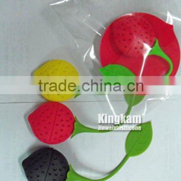 Colorful silicone strainer