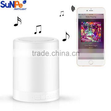 Portable Music Box Angel Bluetooth Bowl Shape Portable Mini Speaker with Smart Lamp