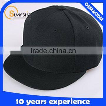 Wholesale high quality blank cotton snapback cap