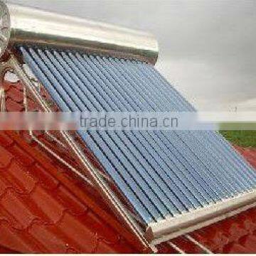 Compact pressure heat pipe solar water heater