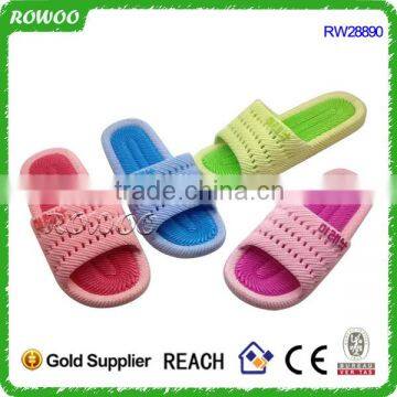 Fashionable Indoor lightweight flat PVC slide slippers