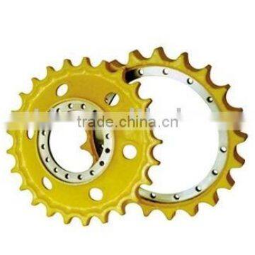 Excavator sprocket roller