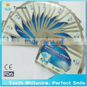 Teeth whitening strips , non peroxide tooth whitening foam strips