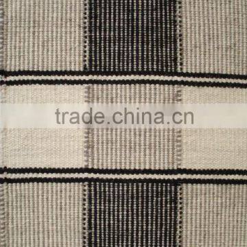 Stripe Box flat weave carpets made with fine wool