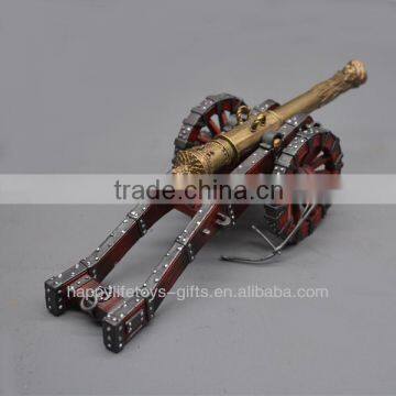 Miniature Realistic Artillery Weapon Metal Statue