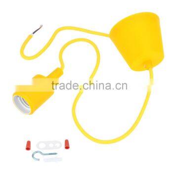 Home Decoration Luminaire E27 Base Socket Colorful Simple 1m Bulb Bases for Ceiling Lamp Pendant Light ABS + PC 10Colors photo-6