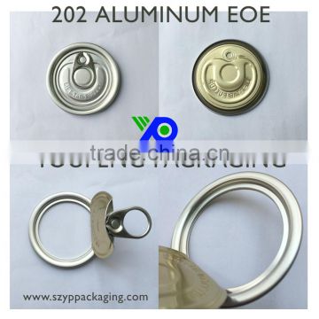 202/52mm Aluminum easy open end full aperture