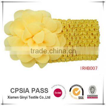 Handmade Knit Crochet Flower Headband for Kids photo-3