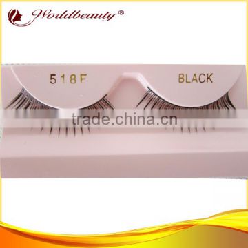 wholesale price hand made synthetic hair false strip eyelash