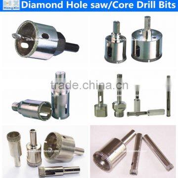 from china factory price electroplated diamond core drill bit for porcelain tiles