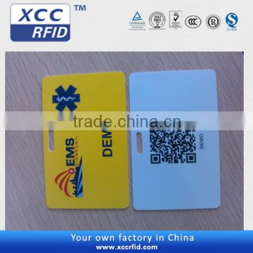 Directly factory Pvc hf qr code rfid cards for access application