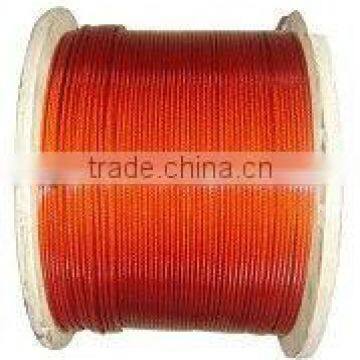 7*7 PVC coated steel cable/ steel wire rope