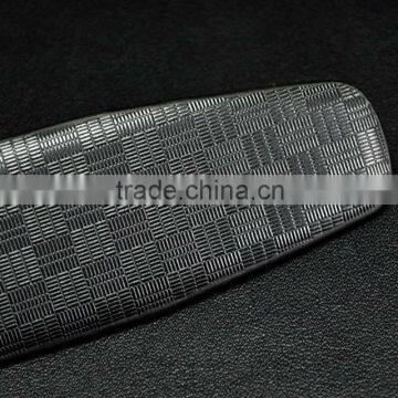 Cubic Grid Textured Genuine Cowhide Leather Mens Western Belts photo-3