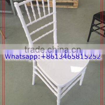 White Resin PC Plastic Chiavari Chair photo-2