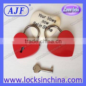 AJF Fashion Heart Shape Wedding Locks photo-3