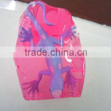 Factory supplier wholesale Crystal Coffin putty with dinosaur frog spider lizard alien 24pcs/box a variety of colors