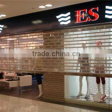 Transparent shutter roll up door security door for sale C017