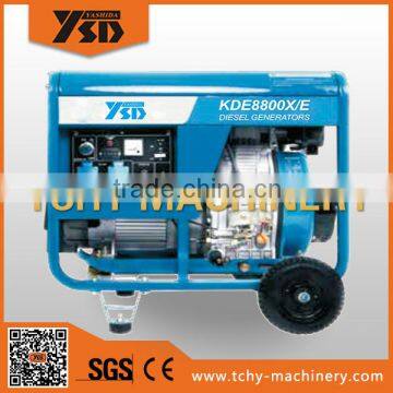 KDE8800E 8KVAair cooled portable generator silent diesel generator with192