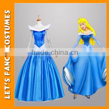 PGWC2621 Classic cinderella princess dress sleeping beauty costume princess adult women