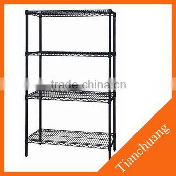adjustable metal floating shelf with wheels for cheap sale