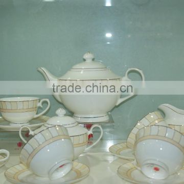 coffee set tea set fine bone china tea set for 6 persons hot selling