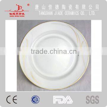 wholesale ceramic white dinner plate ceramic fruit plate