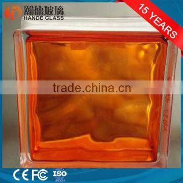 Colored glass block