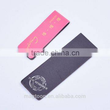 Custom Printing Folding Coated Paper Magnetic Bookmark With Free Logo