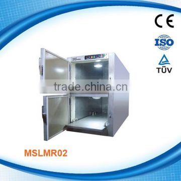 MSLMR02W Stainless Steel Mortuary Refrigerator with Danfoss compressor