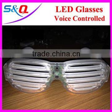 2015 New Design Plastic Flashing Light Up Led Glasses