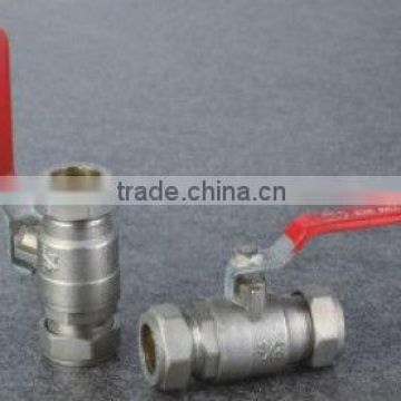 ball valve red lever isolating ball valve 15mm to 25mm