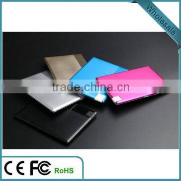 Fashion Custom credit card power bank with full capacity