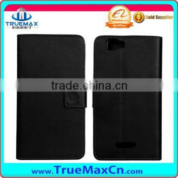 5.5 Inch Mobile Phone Wallet Case for WIKO Rainbow PU Cover photo-4