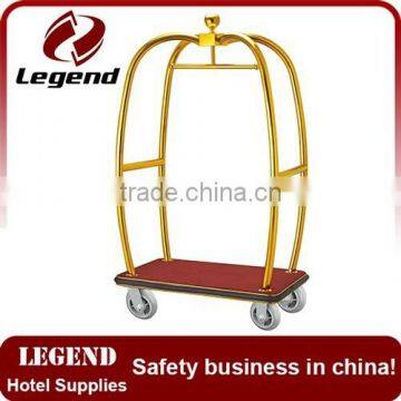 Flexible luggage trolley cart with wheels