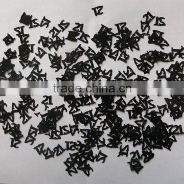 1.3X1.5cm 1.0x1.3cm 1.0x1.1cm Metallic PVC 20 21 25 Happy Birthday Confetti for Party Decoration photo-3