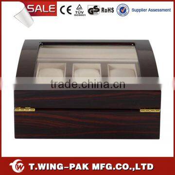 Customized, Made in China, for 6 Watches' Storage and Display, Wooden, Velvet Watch Box photo-3