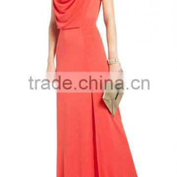 New Fashion Red Design Woman Sleeveless Long Maxi Dresses 2013