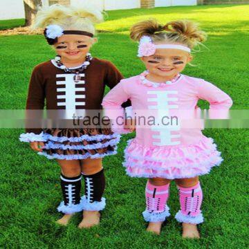 2016 Fashion Black White Chevron Pants Fall Winter Baby Girls Boutique Outfit photo-4