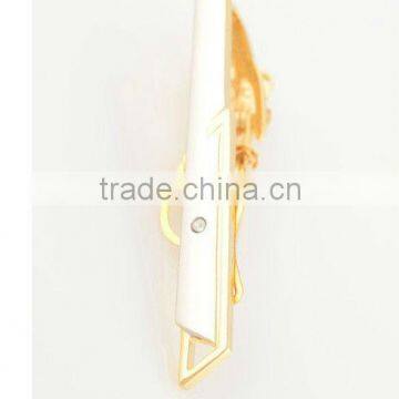 Best seller gold plated tie clip custom tie bar nice tie pin