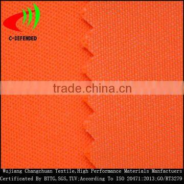 High Visibility orange hi vis reflective polyester cotton fluorescent fabric