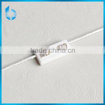 Special design plastic double insertion string seal tag