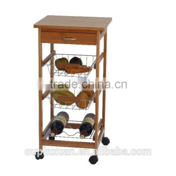 New product bamboo buffet car,Hotel dinner car/hotel dining trolley