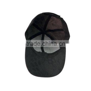 Black Python Camo Softtextile Military Cap photo-4