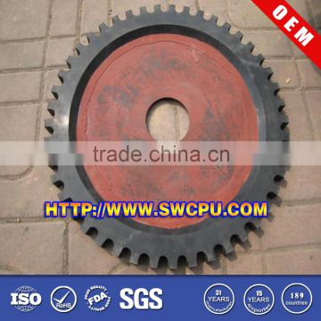 Customized cnc machined steel metal brass plastic gear parts